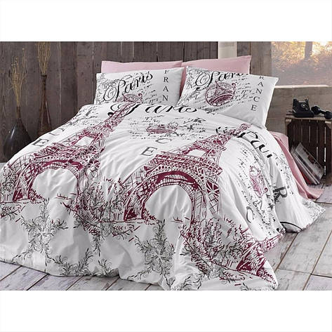 Комплект постільної білизни First Choice Ranforce "Romantica Pudra" R 231, фото 1