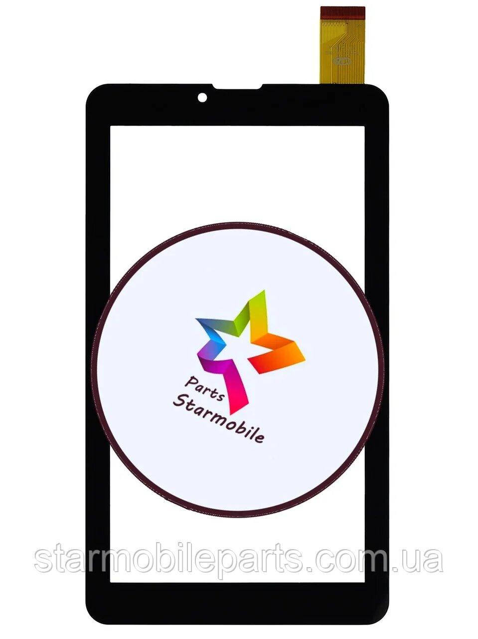 Сенсор (тачскрін) планшета bb-mobile Techno 7.0 3G KALASH (TM759K) (185*104) чорний, фото 1