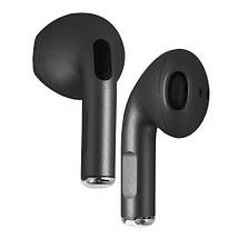 Бездротові навушники AirPods 4 Pro mini original bluetooth з кейсом, стерео гарнітура, колір графіт, фото 3