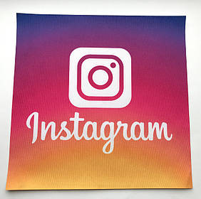 Нашивка Instagram/Інфстаграм 200х200 мм