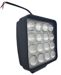 Фара LED квадратна 48W (широкий промінь) 3D лінза