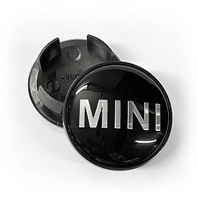 Ковпачки (заглушки) в литі диски MINI (Міні) Cooper One S 54мм Чорні (313-1171-069)