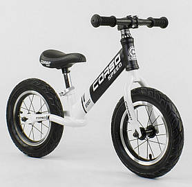 Велобіг "CORSO" 10234 сталева рама, діаметр надувних коліс "12", алюмінієві диски, до 30 кг