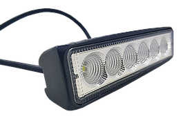Фара LED прямокутна 18W (6 діодів)