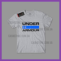 Футболка Under Armour 'Team Issue Wordmark' с биркой | Андер Армор | Серая