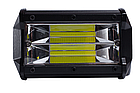 Фара LED прямокутна (chip COB) 72W 6000K (2 діода) (12.5 см х 8см х 6см), фото 4