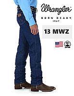 Джинсы мужские Wrangler® 13MWZ / прямой покрой / жесткие (rigid) / 100% хлопок /высокая посадка/ из США W36, L32