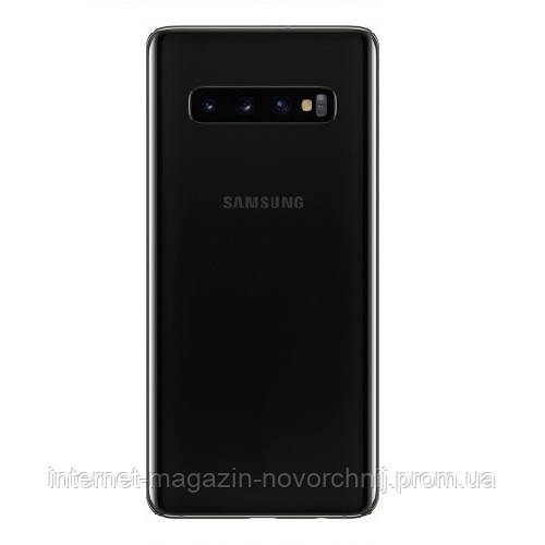 Кришка задня Samsung SM-G975 Galaxy S10 Plus, Black Чорна, GH82-18534A, оригінал!
