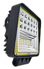 Фара LED квадратна 126W, 42 лампи, широкий промінь 10/30V 6000K товщина: 40 мм+ LED кільце, фото 2