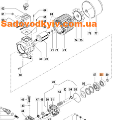 Несний підшипник для мийки високого тиску Oleo-Mac PW 136 C (CH04380091)