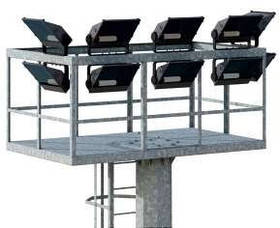 Прямокутна щогла освітлення