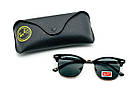 Окуляри Ray Ban Clubmaster black, фото 6