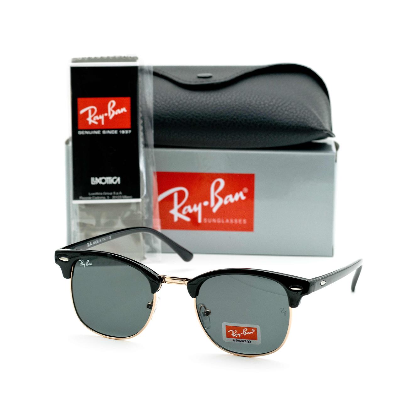 Окуляри Ray Ban Clubmaster black, фото 1