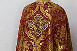 Священичі ризи, бордовий, фото 4