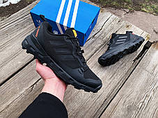 Чоловічі кросівки Adidas Terrex Surround Black Orange чорні з помаранчевим, фото 4