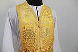Священичі ризи з вишитою іконою, жовтий, фото 5