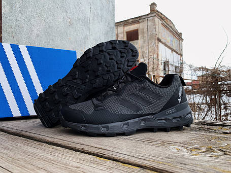 Чоловічі кросівки Adidas Terrex Surround Grey Black сірі з чорним, фото 1