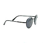 Окуляри Ray Ban Roud black polarized, фото 5