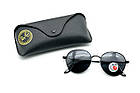 Окуляри Ray Ban Roud black polarized, фото 7