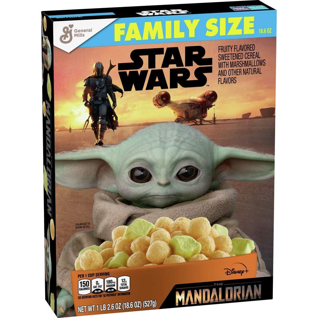 Пластівці Star Wars Cereal with Marshmallows Baby Yoda 527g