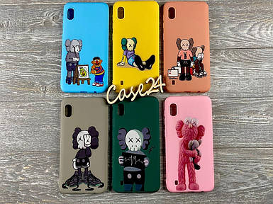 TPU чохол накладка Kaws для Samsung Galaxy A10 (6 різновидів)