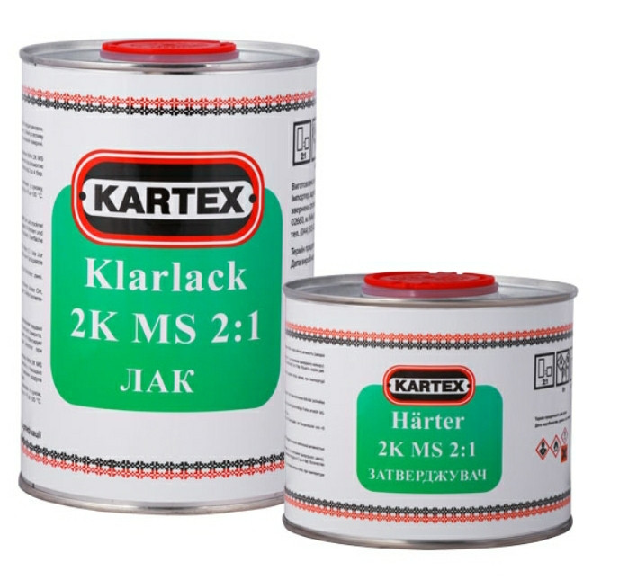 Лак автомобильный + отвердитель Kartex 800P MS