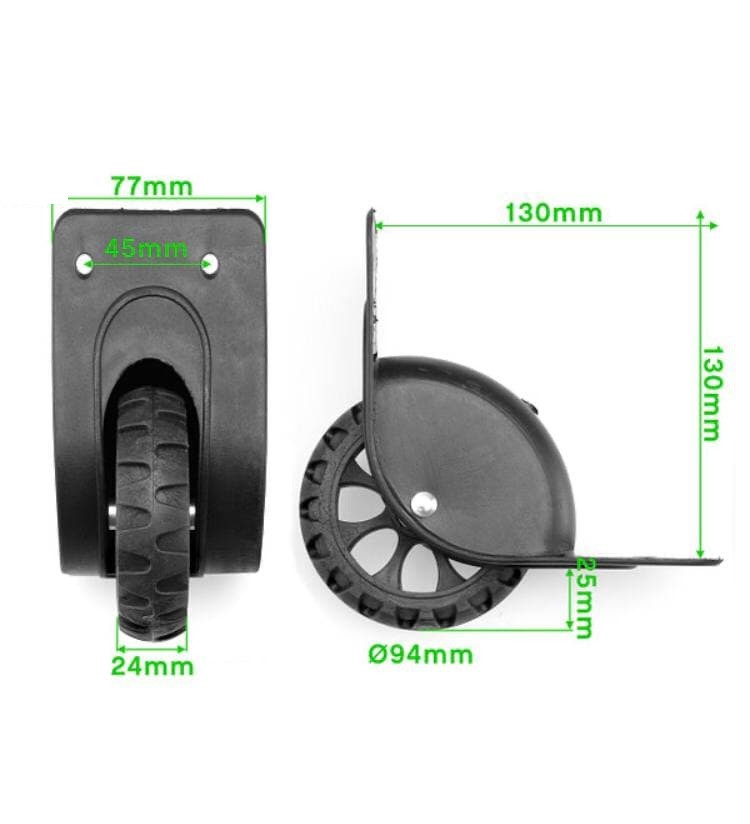 Колеса для валізи d=94/ремонтні для валіз на колесах