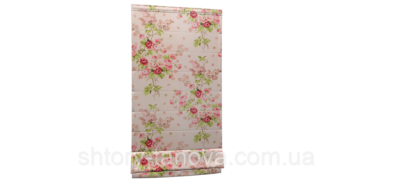 Ткань прованс с тефлоновым покрытием цветы на розовом фоне. Турция ширина 180 см Ткани для штор на метраж - фото 6 - id-p1364708643