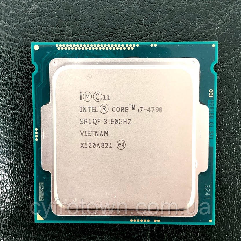 Процесор Intel Core i7 4790 4(8)x4.0GHz 8 потоків s1150 бв робочий для ПК