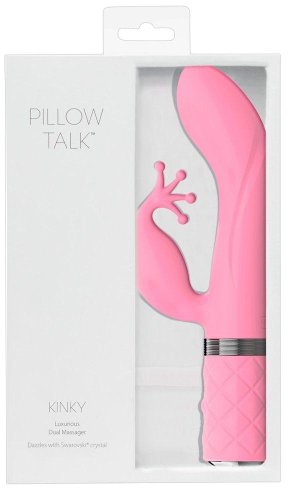 Вагінальний вібратор зі стимулятором клітора PILLOW TALK