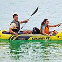 Двомісна надувна байдарка (каяк) Intex Інтенкс 68307 Explorer K2, 312 х 91 см, з веслами та насосом, фото 3