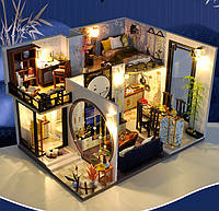 DIY House румбокс миниатюрный дом Bamboo Shadow Jiangnan