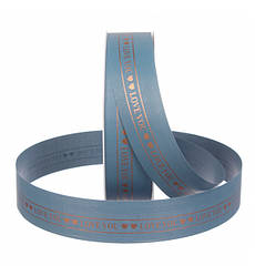 Атласна стрічка "Grey", (43м)