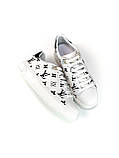 Жіночі кросівки Louis Vuitton Sneakers White Black, білі шкіряні кросівки луї віттон снікерси луі, фото 2