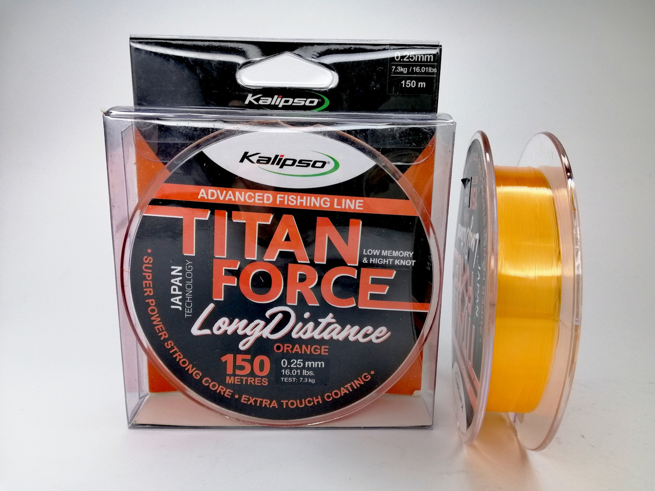 Волосінь Kalipso Titan Force Long Distance OR 150м 0.25мм