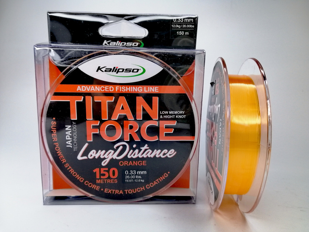 Волосінь Kalipso Titan Force Long Distance OR 150м 0.33мм