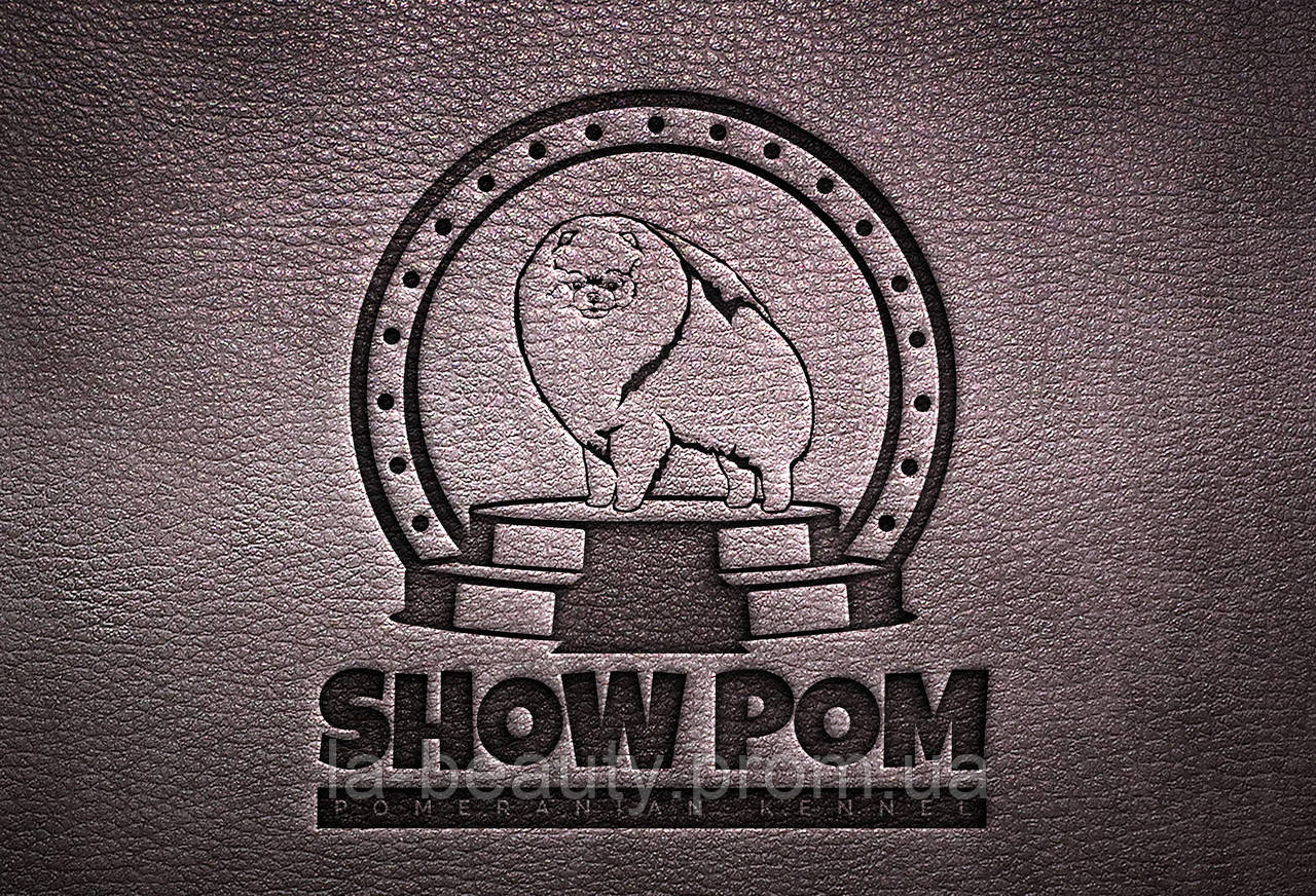 Дизайн логотипу розплідника померанских шпіців Show Pom