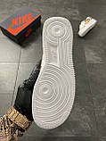 Жіночі кросівки Nike Air Force 1 '07 Shadow Peach White, шкіряні кросівки найк аір форс 1 шадоу аїр, фото 6