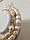 Буси з великого річкового Перли Бароко (баркові перли) білого кольору різноманітної форми, фото 9