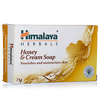 Мило Мед та вершки, Хімалая, 125 г, Мило мед і вершки Хималая, Himalaya Herbals Honey & Cream Soap, Аюрведа