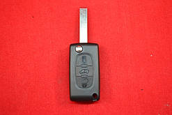 Ключ Peugeot Expert 3 кнопки з 2007 викидний корпус