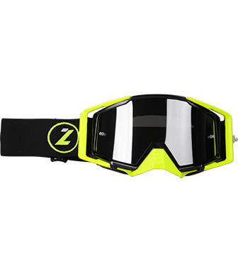 Мотоочки LAZER Goggle Race Style Black Yellow - Mirror Silver Lens - фото 1 - id-p1348458669