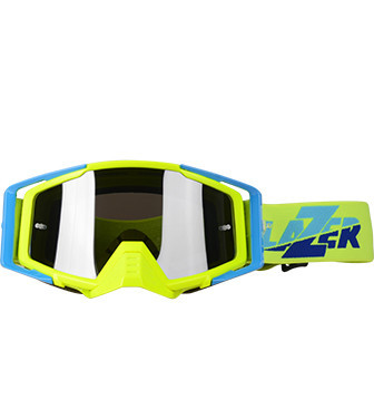 Мотоочки LAZER Goggle Race Style Yellow Fluo - Mirror Silver Lens - фото 2 - id-p1348458686