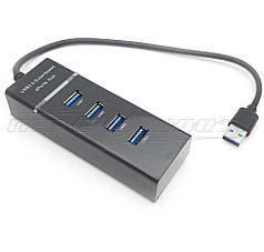 Super Speed USB 3.0 HUB, Support 1 Тб HDD, на 4 порти, чорний