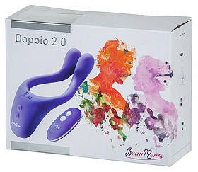 Вібратор для пари фіолетовий Doppio 2.0