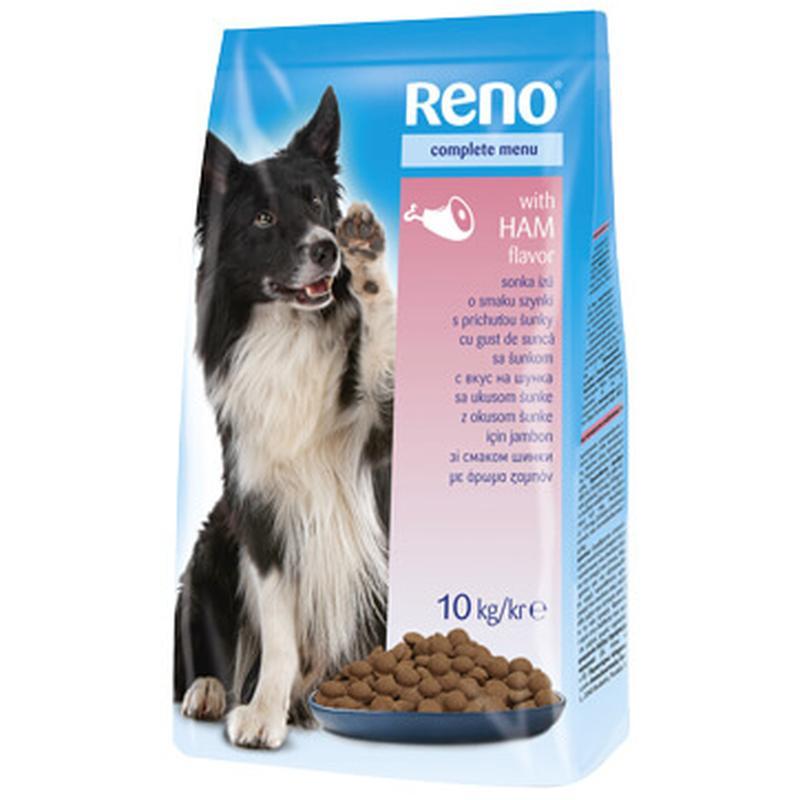 Сухой корм для взрослых собак с Ветчиной Reno 10кг - фото 1 - id-p1364877282