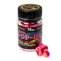 Бойлы Grandcarp Amino Pop-Up 50шт 10мм Squid-Cranberry (Кальмар-Клюкв)