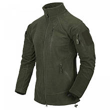 КУРТКА ALPHA TACTICAL - GRID FLEECE OLIVE Green