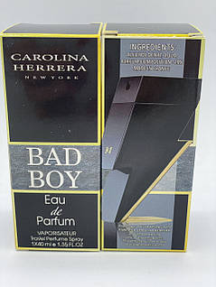 Carolina Herrera Bad Boy tester 40 ml(Чоловіча парфумована вода Бед Бой від КАРОЛІНА ХЕРРЕРА), фото 2