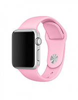 Силиконовый ремешок для Apple Watch 38mm/40mm/41mm Light Pink розовый